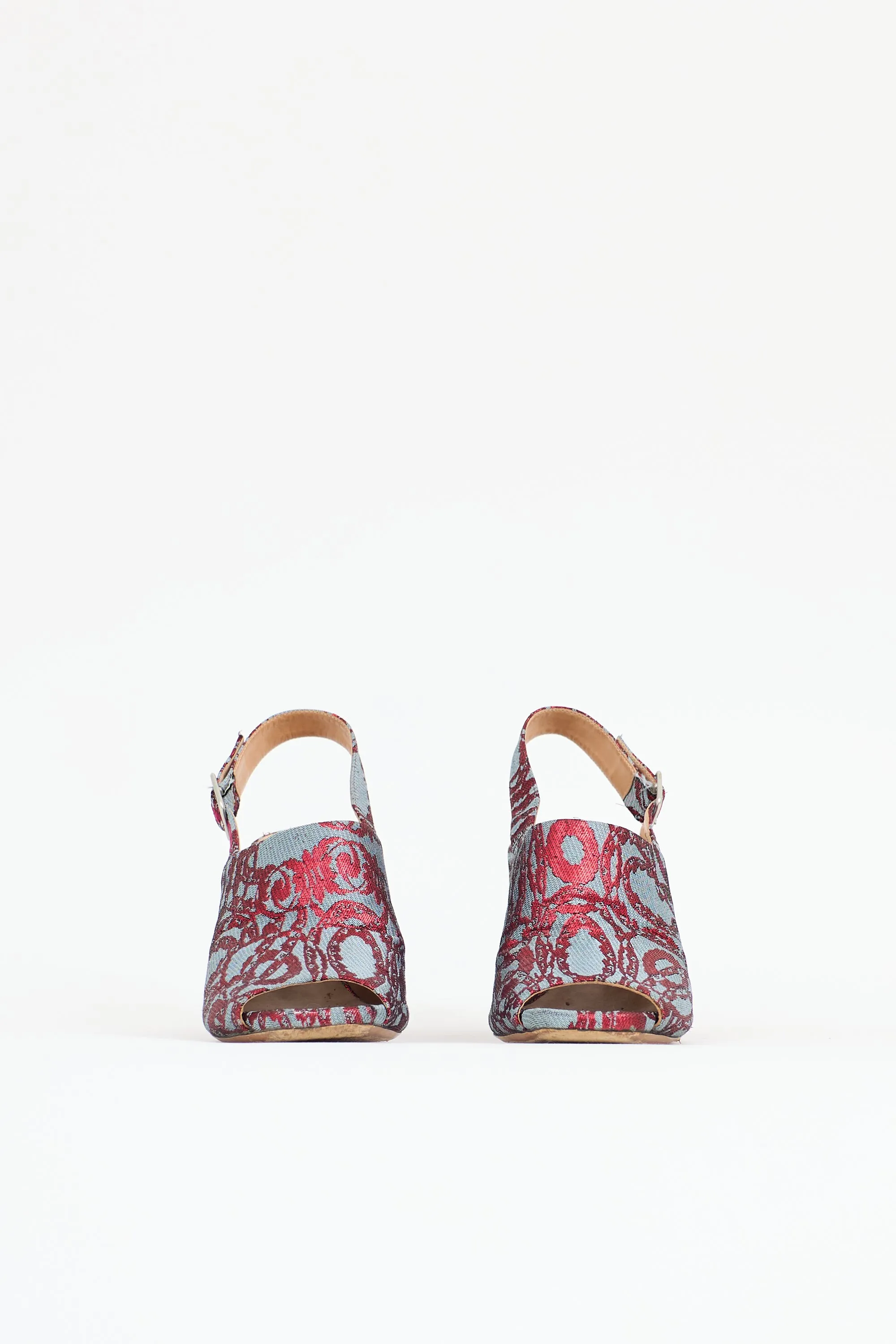 Jacquard Slingback Sandal sold by VSP Consignment product image thumbnail 3
