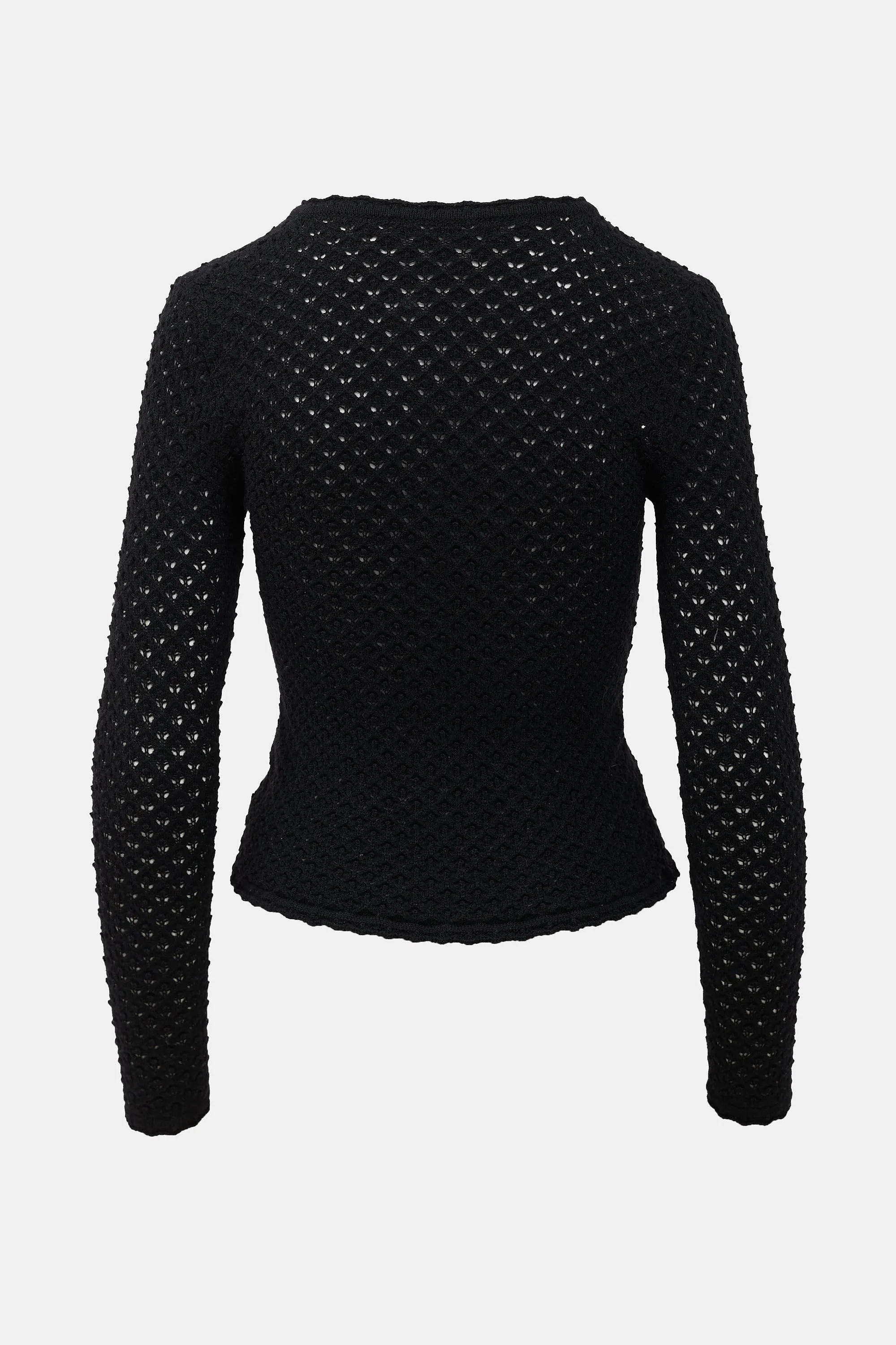 Wool Pointelle Knit Cardigan sold by VSP Consignment product image thumbnail 2