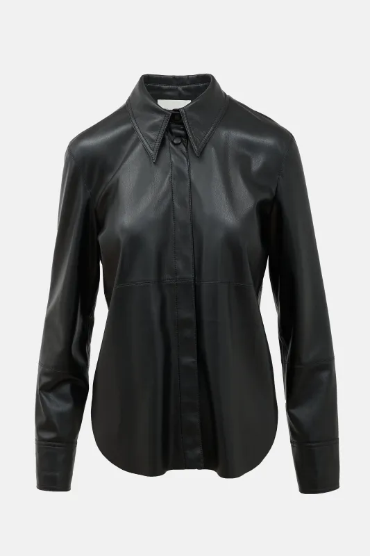 Faux Leather Naum Shirt sold by VSP Consignment