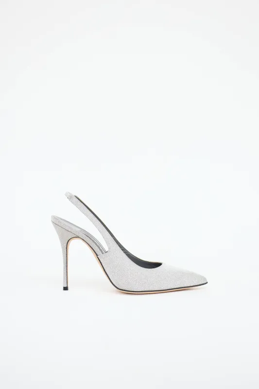 Allura Glitter Slingback Mule sold by VSP Consignment