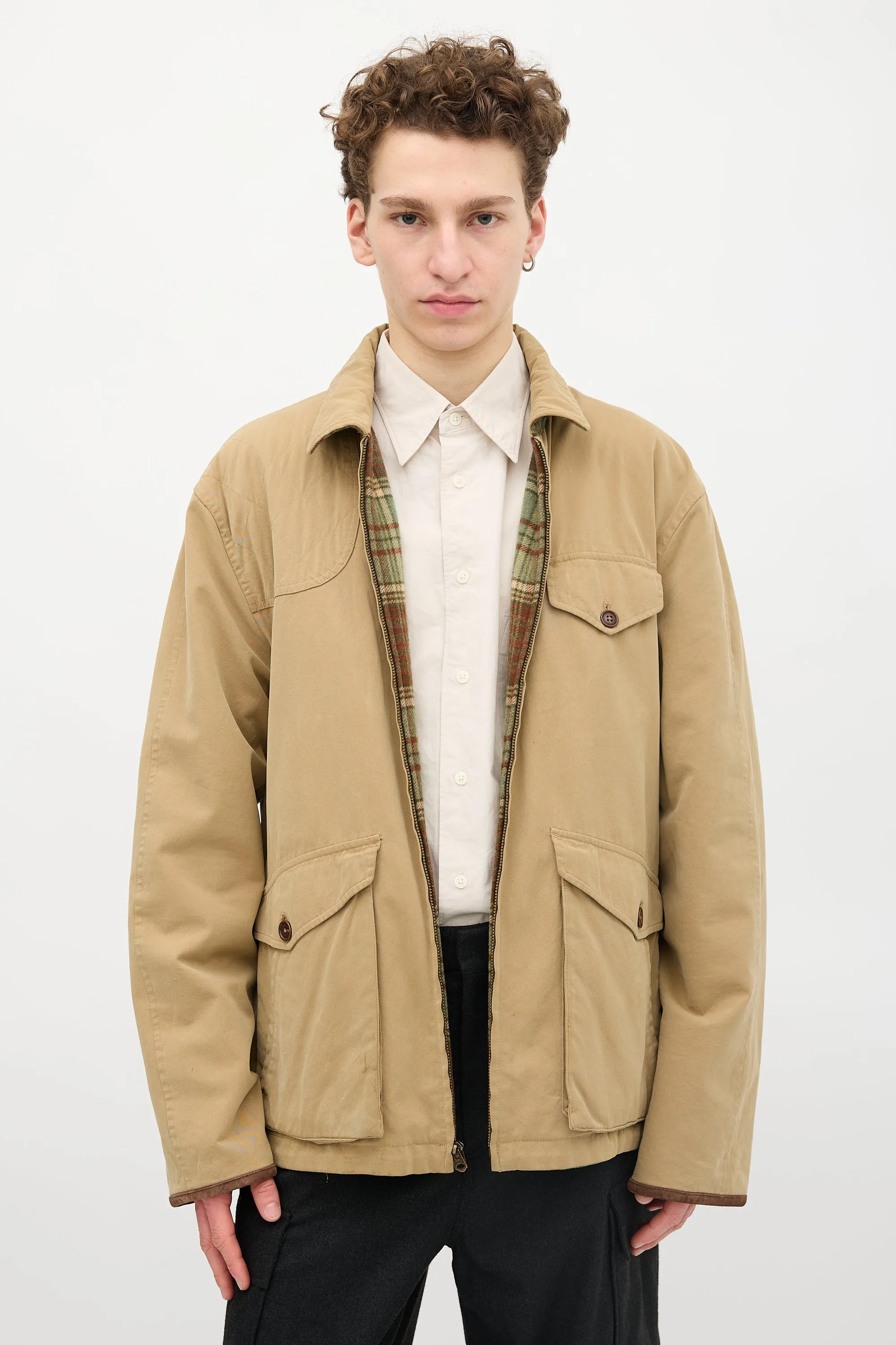 Polo Wool & Canvas Reversible Jacket sold by VSP Consignment product image thumbnail 2