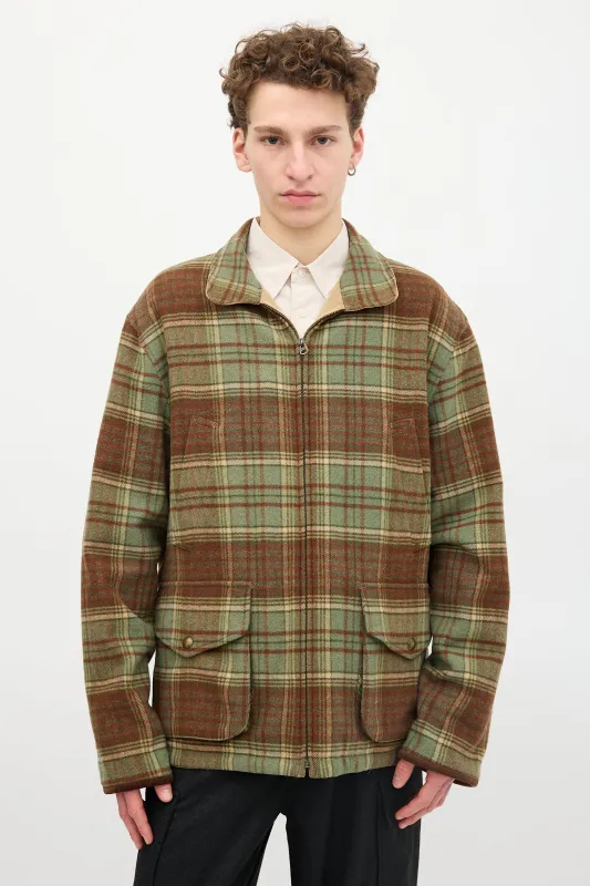 Polo Wool & Canvas Reversible Jacket made by Ralph Lauren