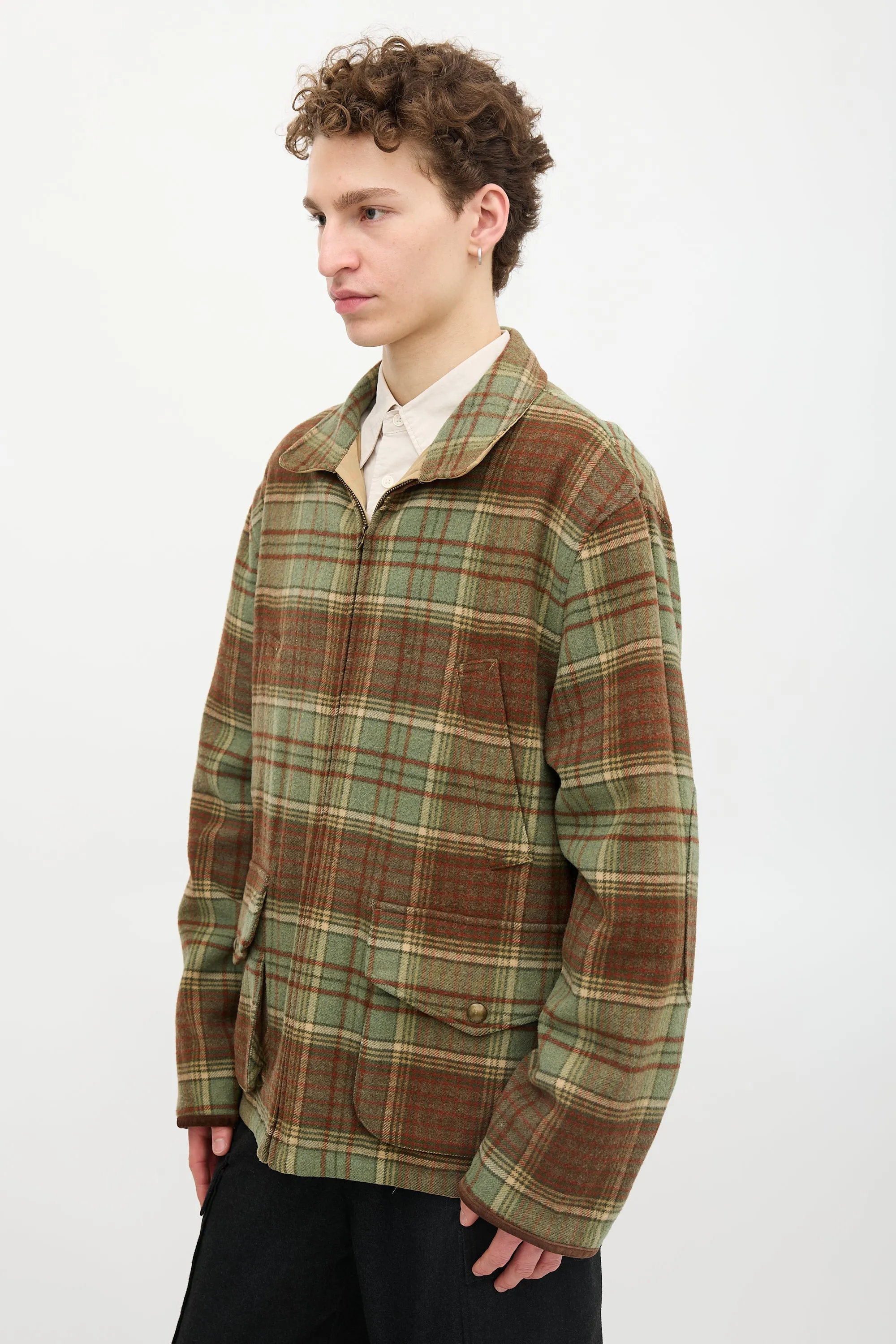 Polo Wool & Canvas Reversible Jacket sold by VSP Consignment product image thumbnail 4