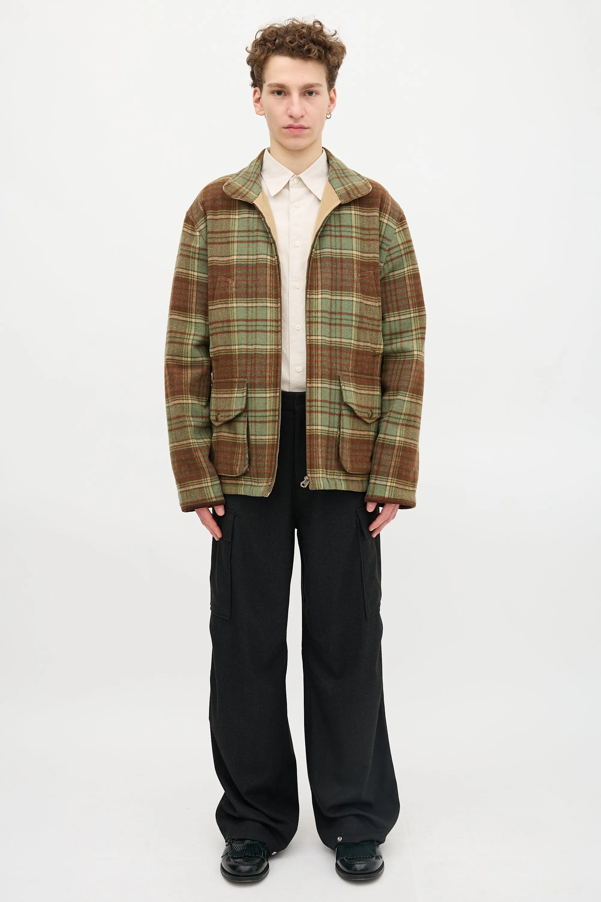 Polo Wool & Canvas Reversible Jacket sold by VSP Consignment product image thumbnail 3