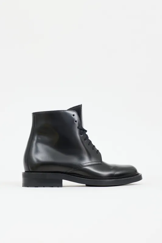 Leather Army Boot made by Yves Saint Laurent