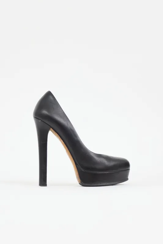 Leather Platform Pump made by Gucci