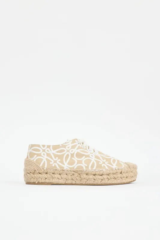 Anagram Solar Espadrille Sneaker sold by VSP Consignment