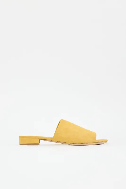 Suede Flat Mule sold by VSP Consignment