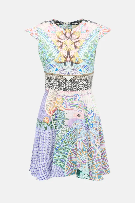 Mixed Print Dress made by MARY KATRANTZOU