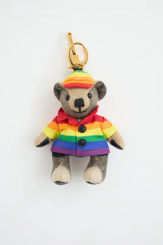 Rainbow Thomas Bear Keychain sold by VSP Consignment