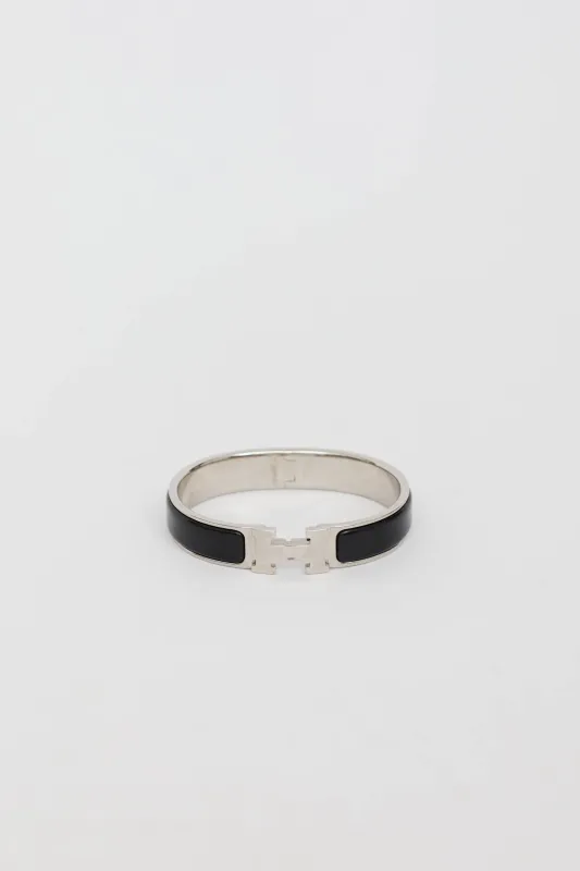 Palladium Noir Clic H PM Bracelet sold by VSP Consignment