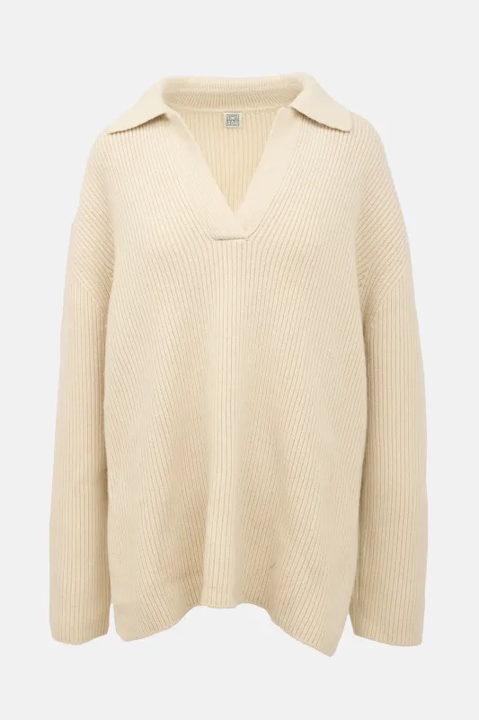 Wool & Cashmere Polo Sweater sold by VSP Consignment