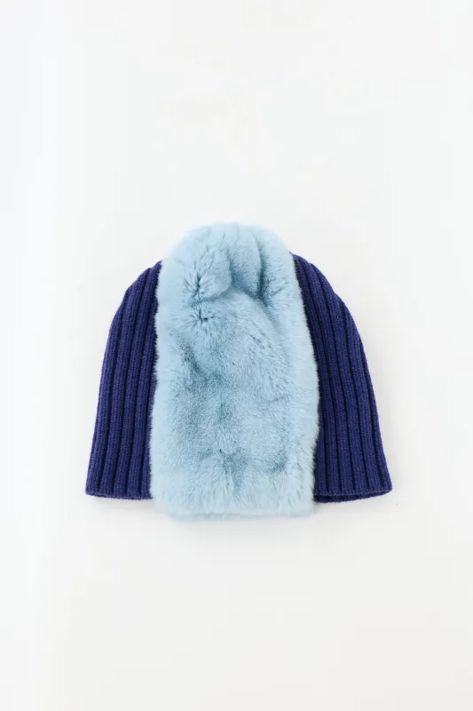 Wool & Fur Beanie sold by VSP Consignment