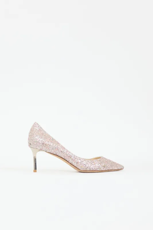Glitter Romy Pump made by Jimmy Choo
