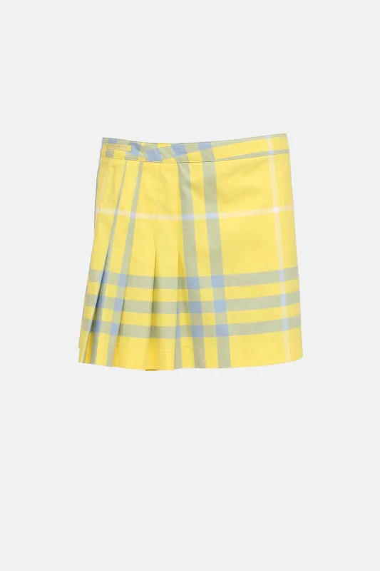 Golf Plaid Pleated Skirt sold by VSP Consignment