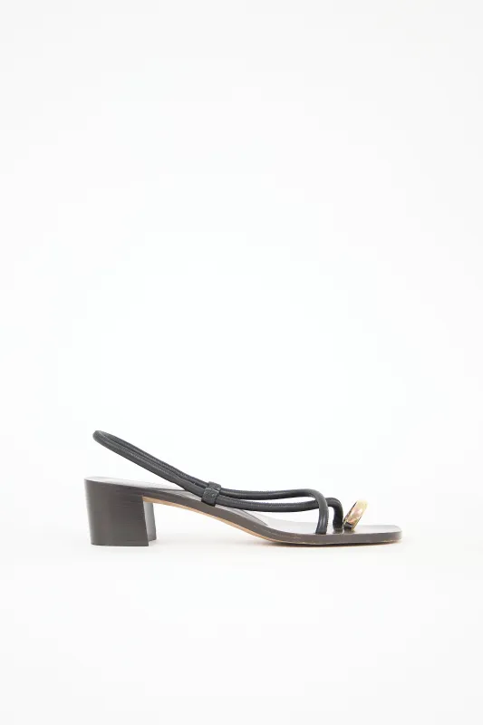 Leather Lena Sandal sold by VSP Consignment