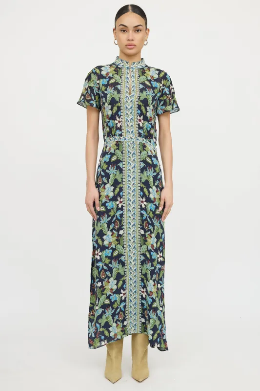 Patterned Short Sleeve Dress sold by VSP Consignment