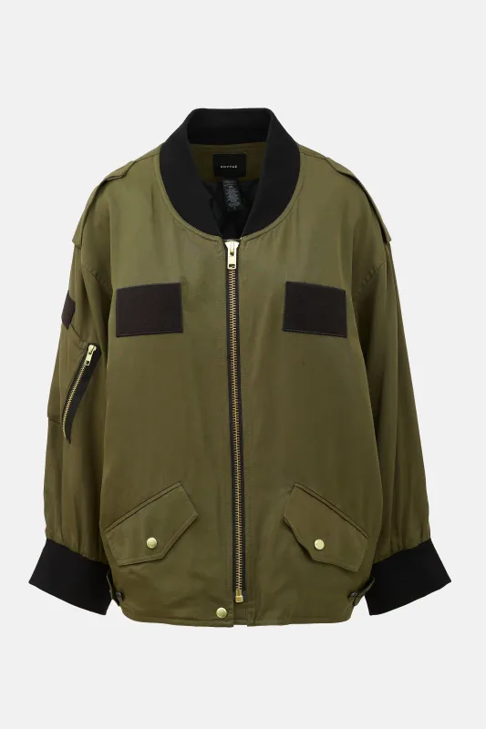 Oversized Bomber Jacket made by Smythe
