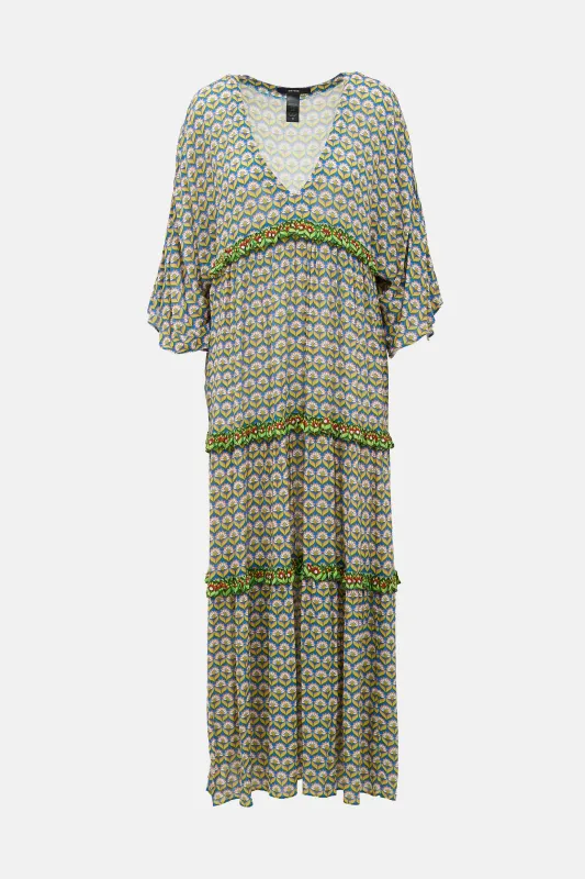 Floral Tiered Maxi Dress made by VSP Consignment