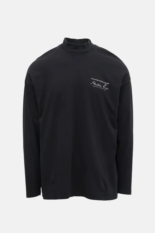 Logo Mock Neck T-Shirt made by Martine Rose