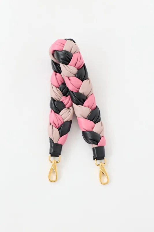 Padded Leather Braided Bag Strap sold by VSP Consignment