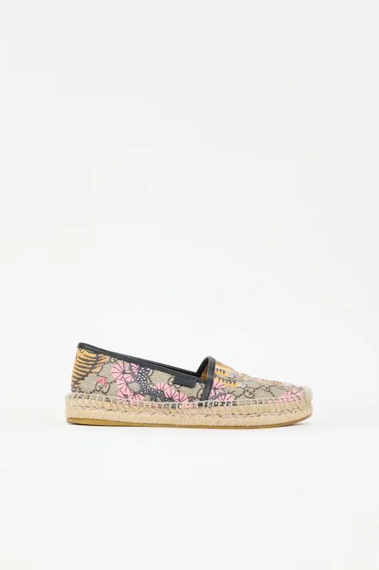 GG Supreme Canvas Espadrille Flat made by Gucci