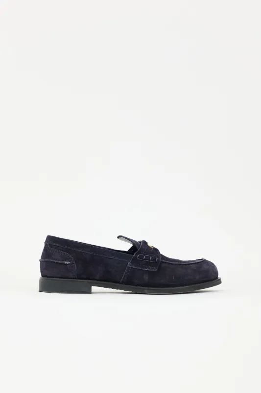 Suede Penny Loafer sold by VSP Consignment