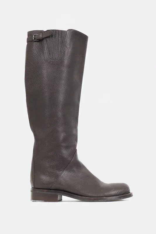 Leather Knee Boot sold by VSP Consignment