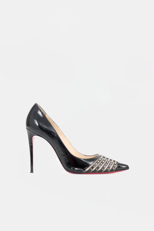 Patent Baretta Spike Pump made by Christian Louboutin