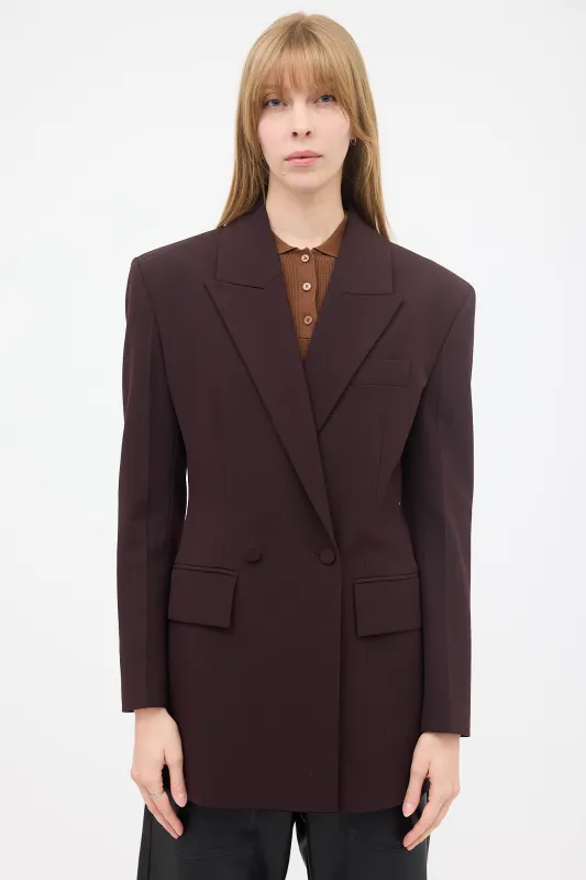 Pinstripe Motive Blazer made by AERON