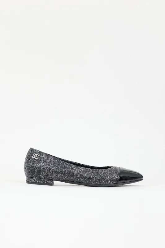 Patent Cap Toe Ballerina Flat sold by VSP Consignment