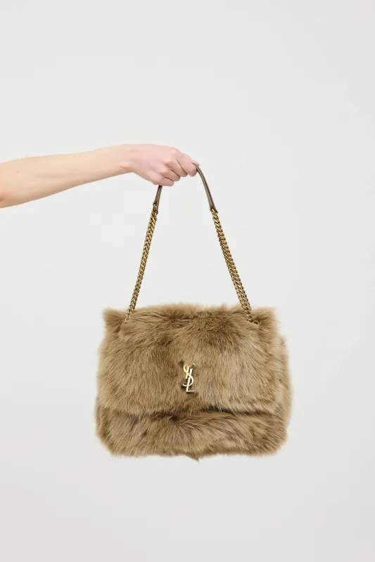 Niki Rouan Shearling Shoulder Bag made by VSP Consignment
