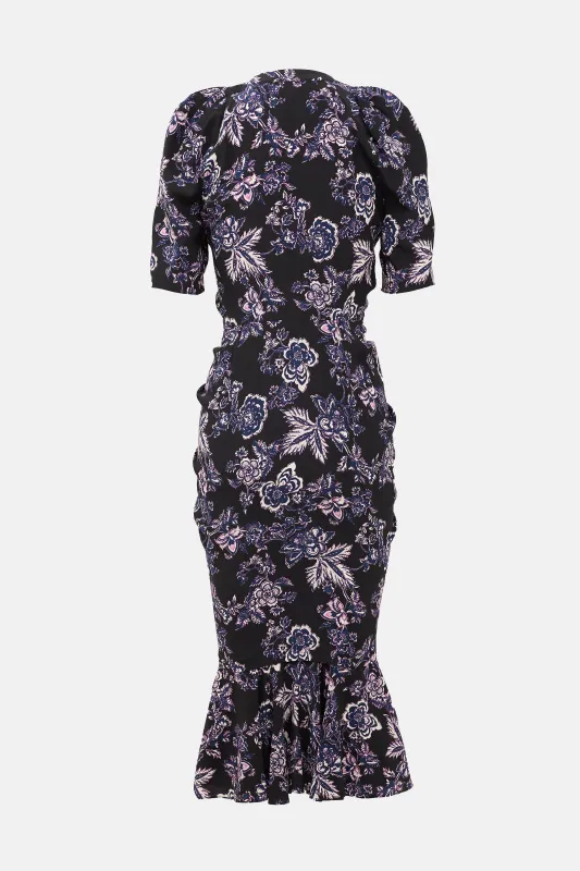 Silk Floral Kent Dress sold by VSP Consignment