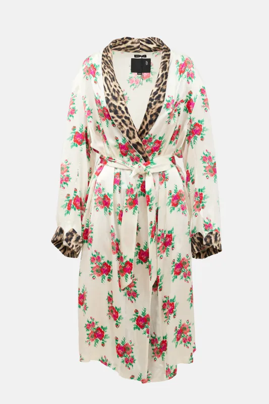 Silk Smoking Robe made by R13