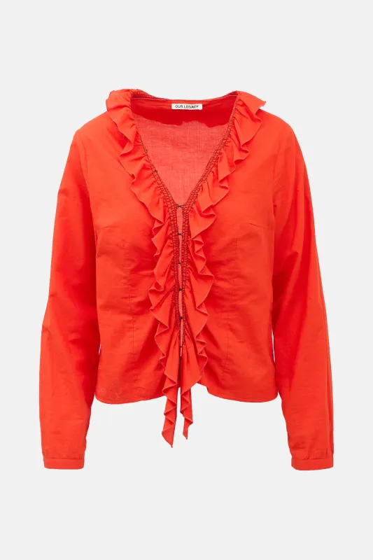 Ruffle Shirt made by Our Legacy