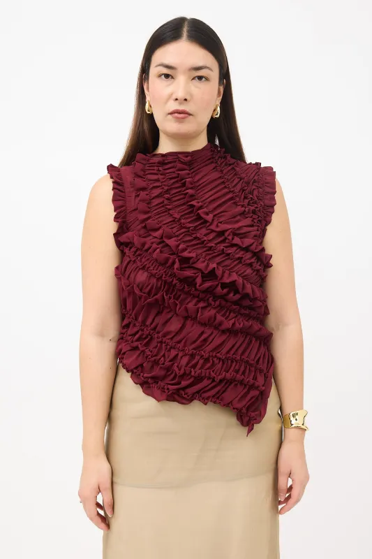 Ruffled Vera Top made by Beaufille