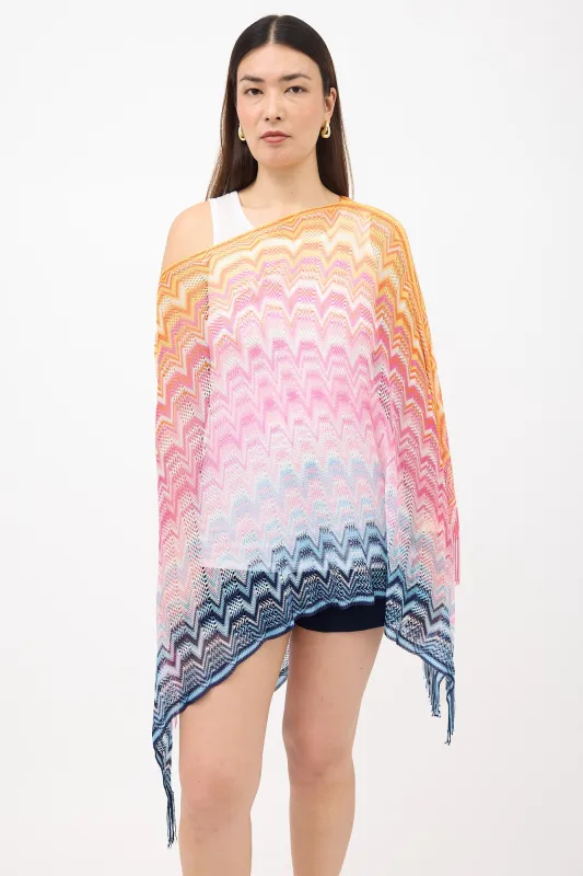 Open Knit Shawl made by Missoni