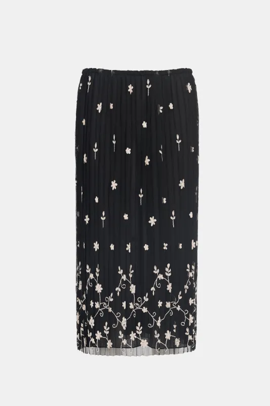 Floral Tulle Skirt sold by VSP Consignment