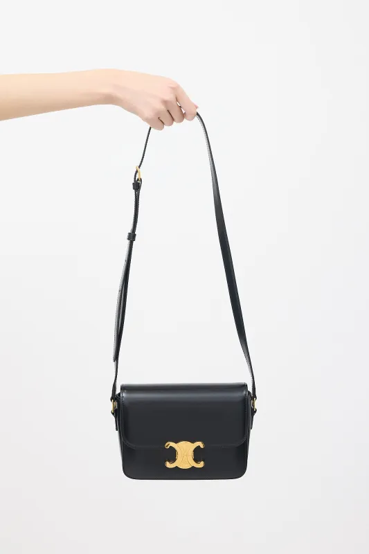 2021 Leather Triomphe Classique Bag made by Celine
