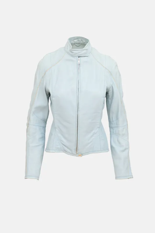 Leather Biker Jacket sold by VSP Consignment