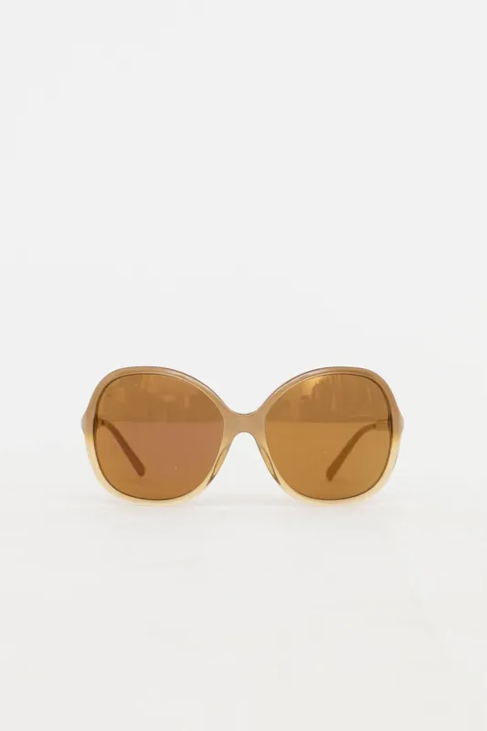 B4126 Circular Sunglasses made by Burberry