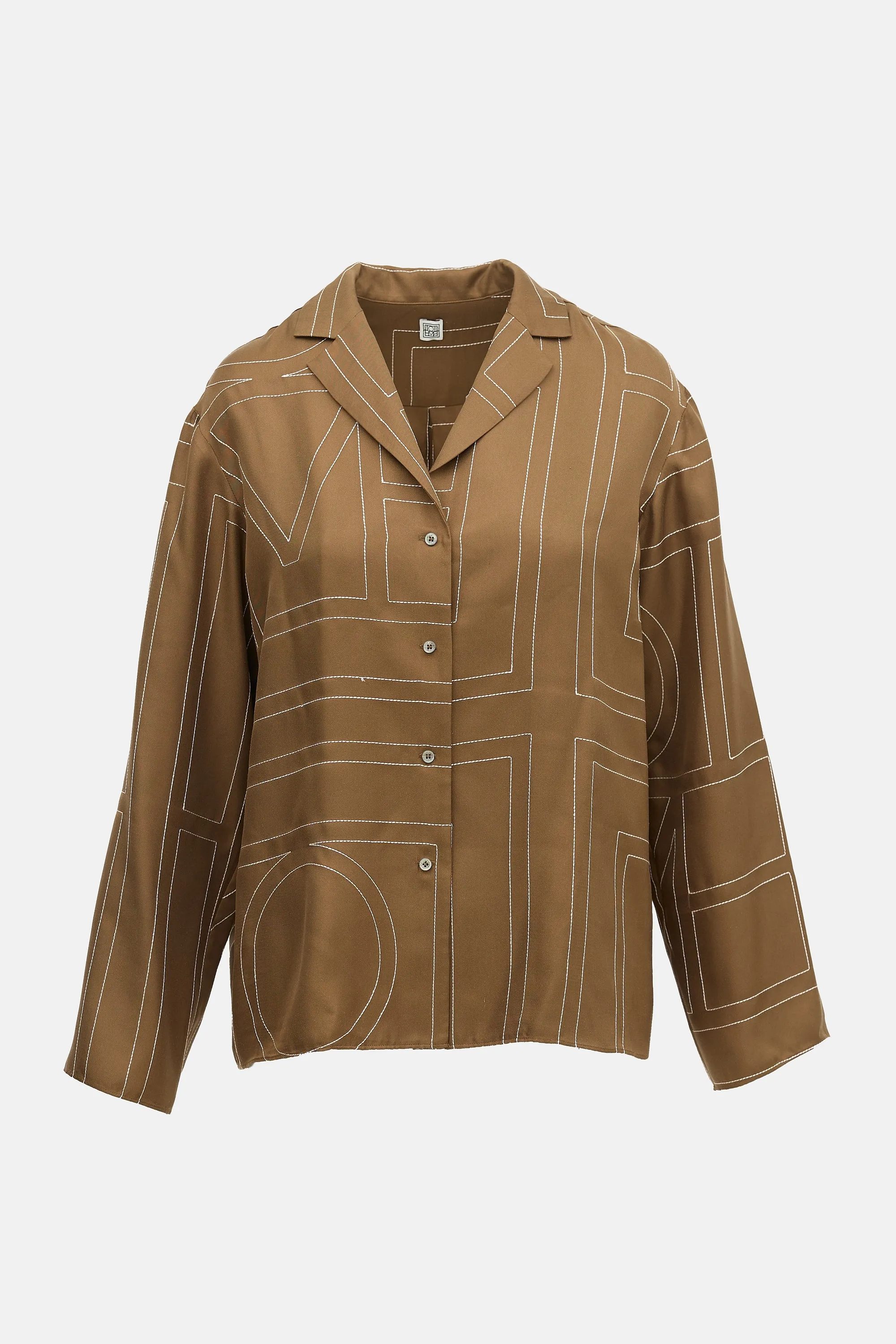 Silk Monogram PJ Top sold by VSP Consignment