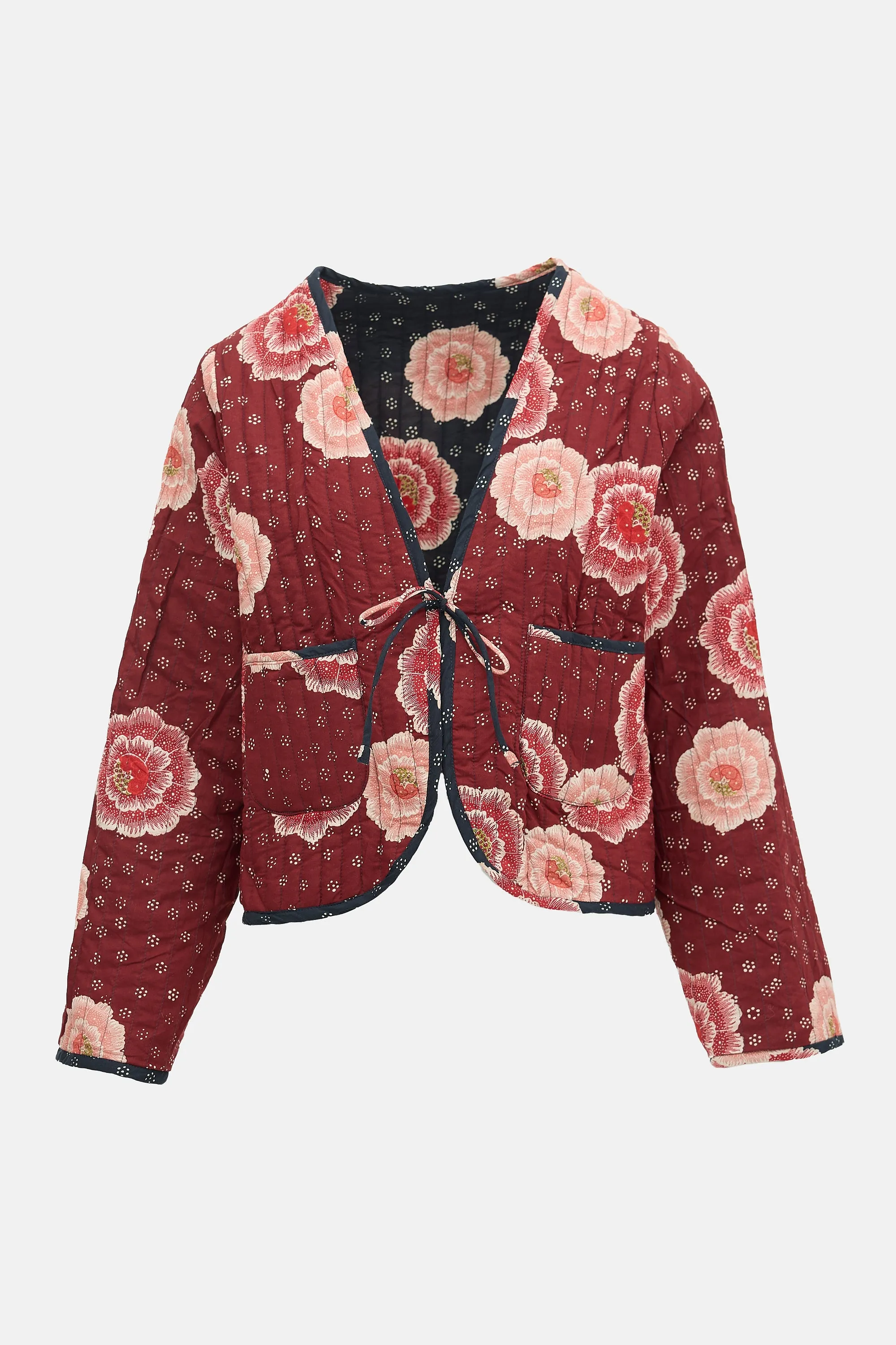 Floral Quilted Reversible Jacket sold by VSP Consignment product image thumbnail 2
