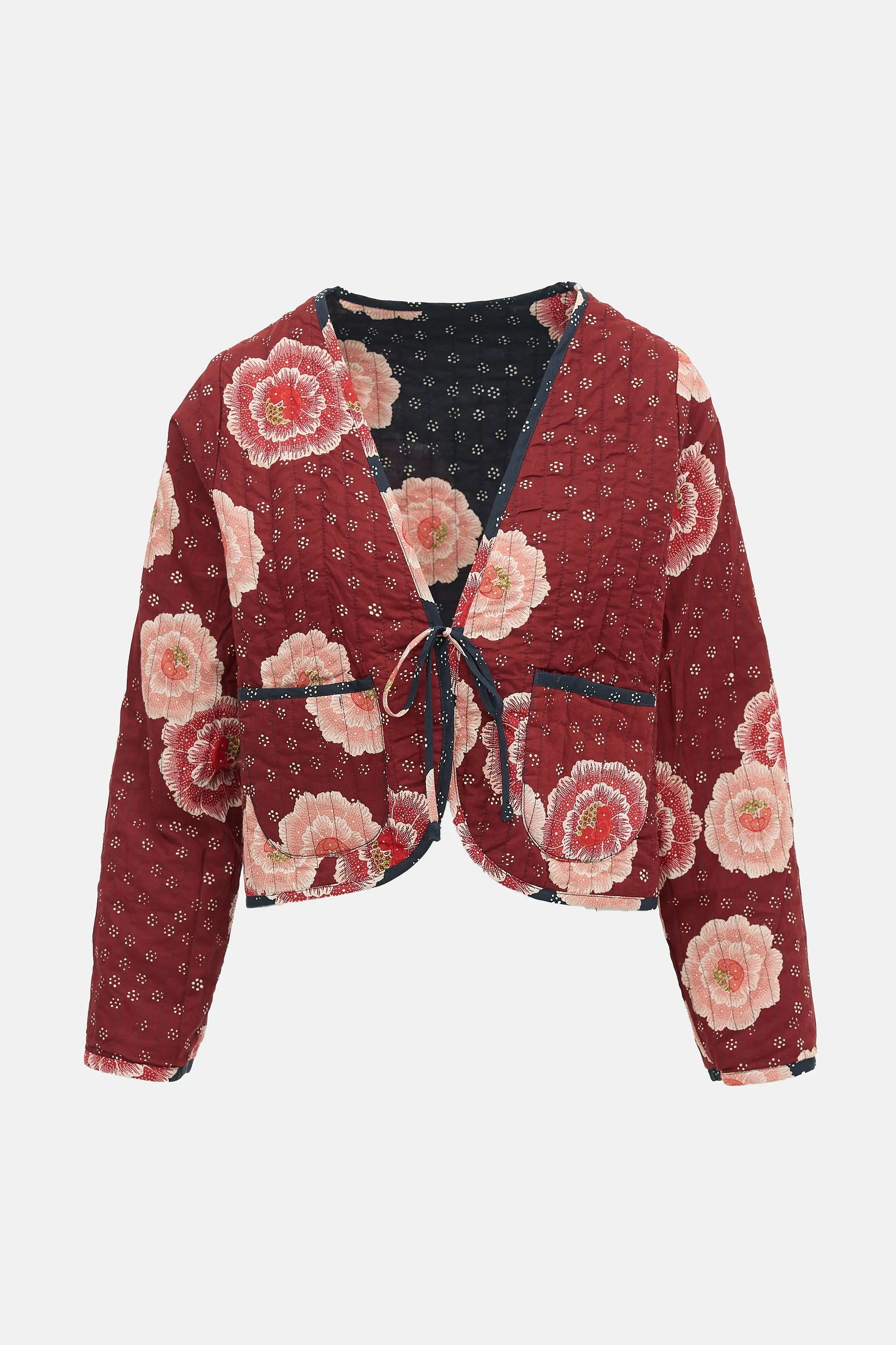 Floral Quilted Reversible Jacket sold by VSP Consignment product image thumbnail 2