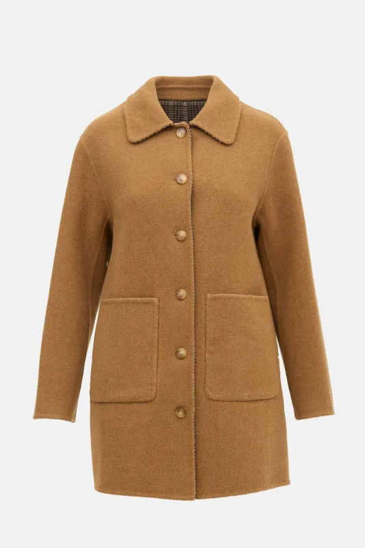 Cashmere Reversible Car Coat sold by VSP Consignment