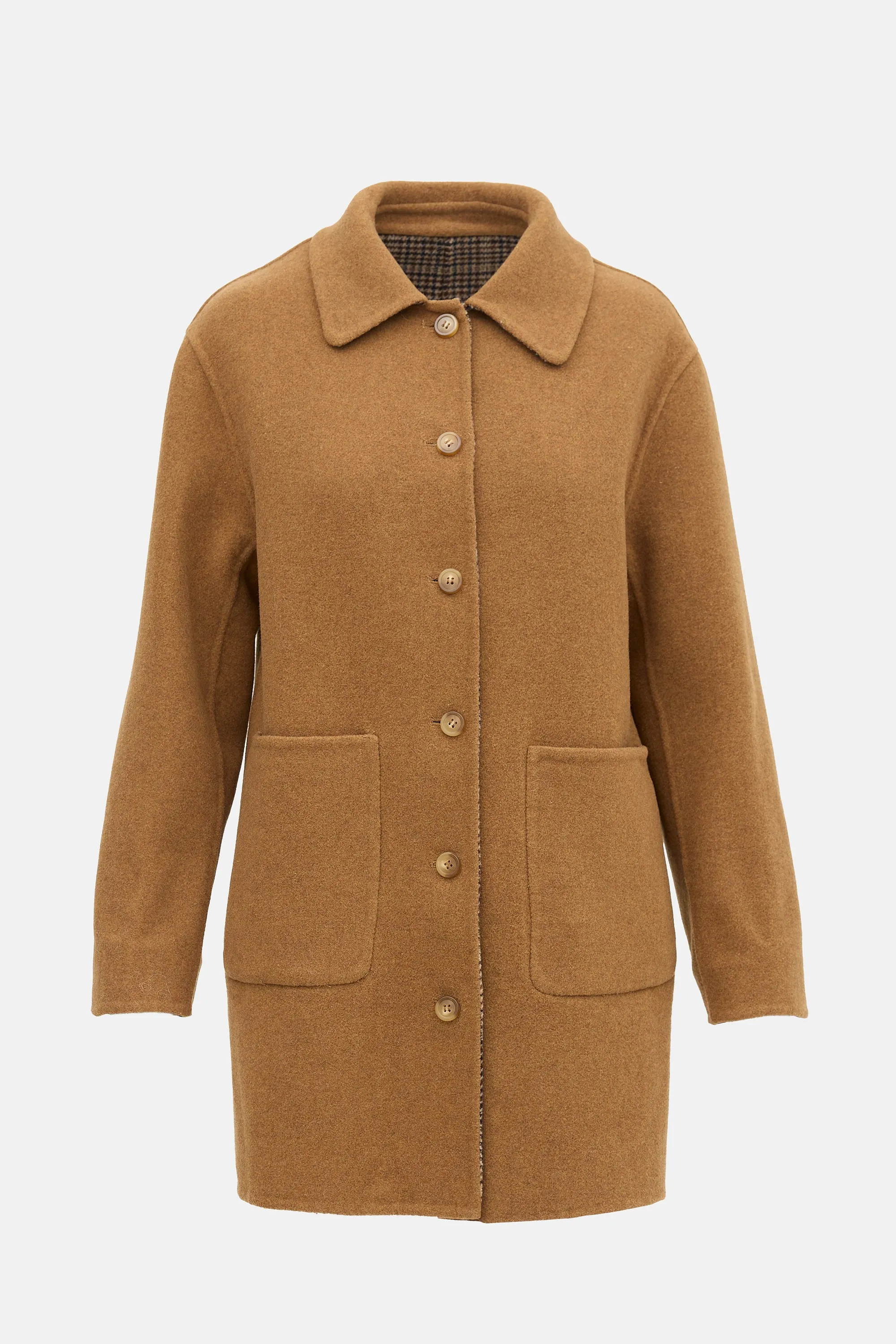 Cashmere Reversible Car Coat sold by VSP Consignment product image thumbnail 2