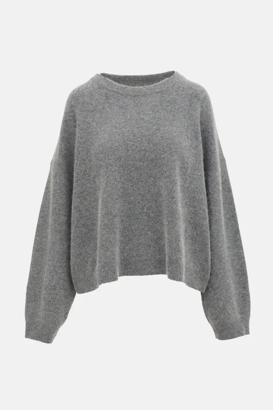 Wool Ropo Crewneck Sweater made by Loulou Studio