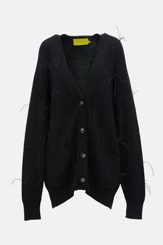 Feather Knit Cardigan made by Marques ’ Almeida