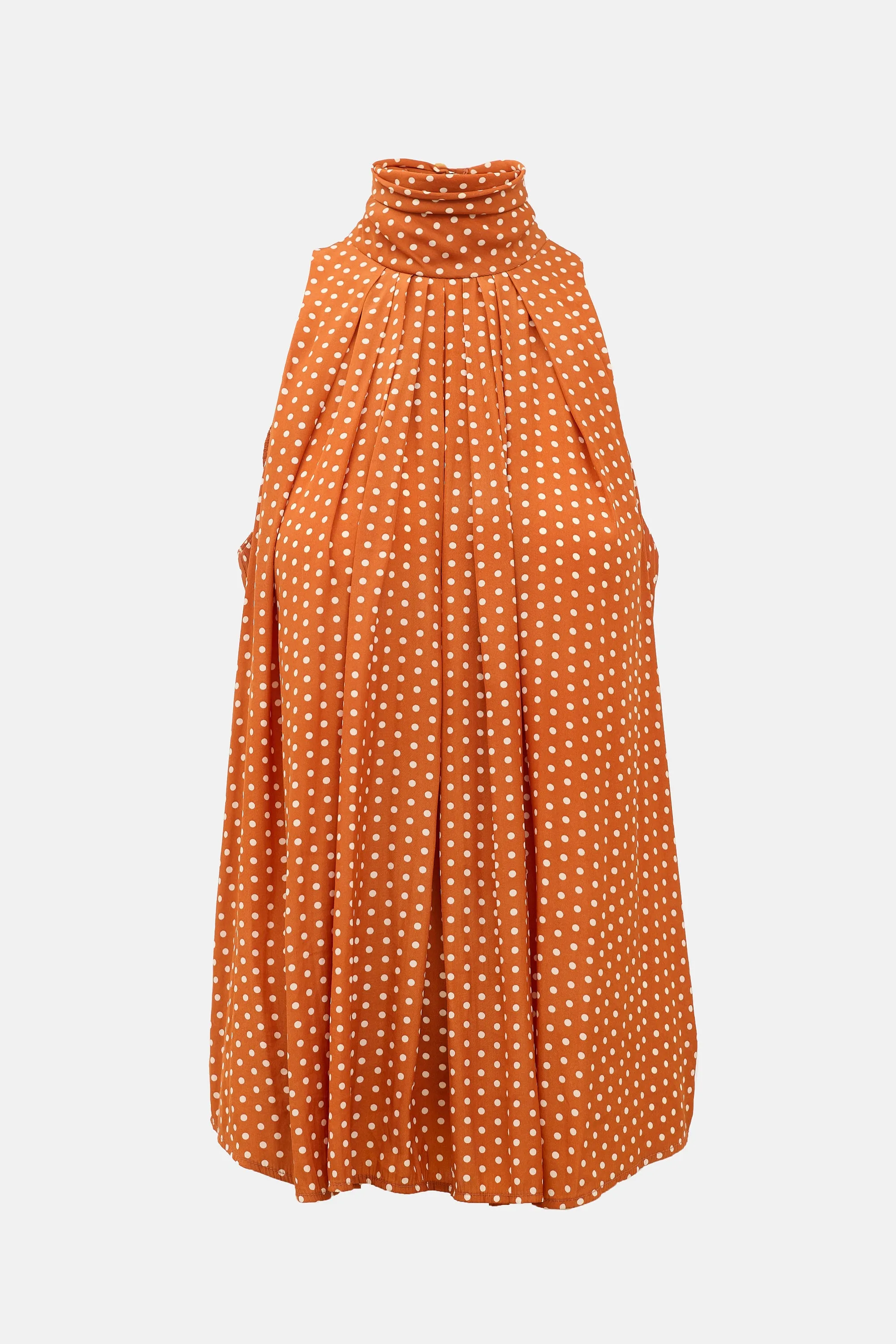 Polka Dot Drape Blouse sold by VSP Consignment