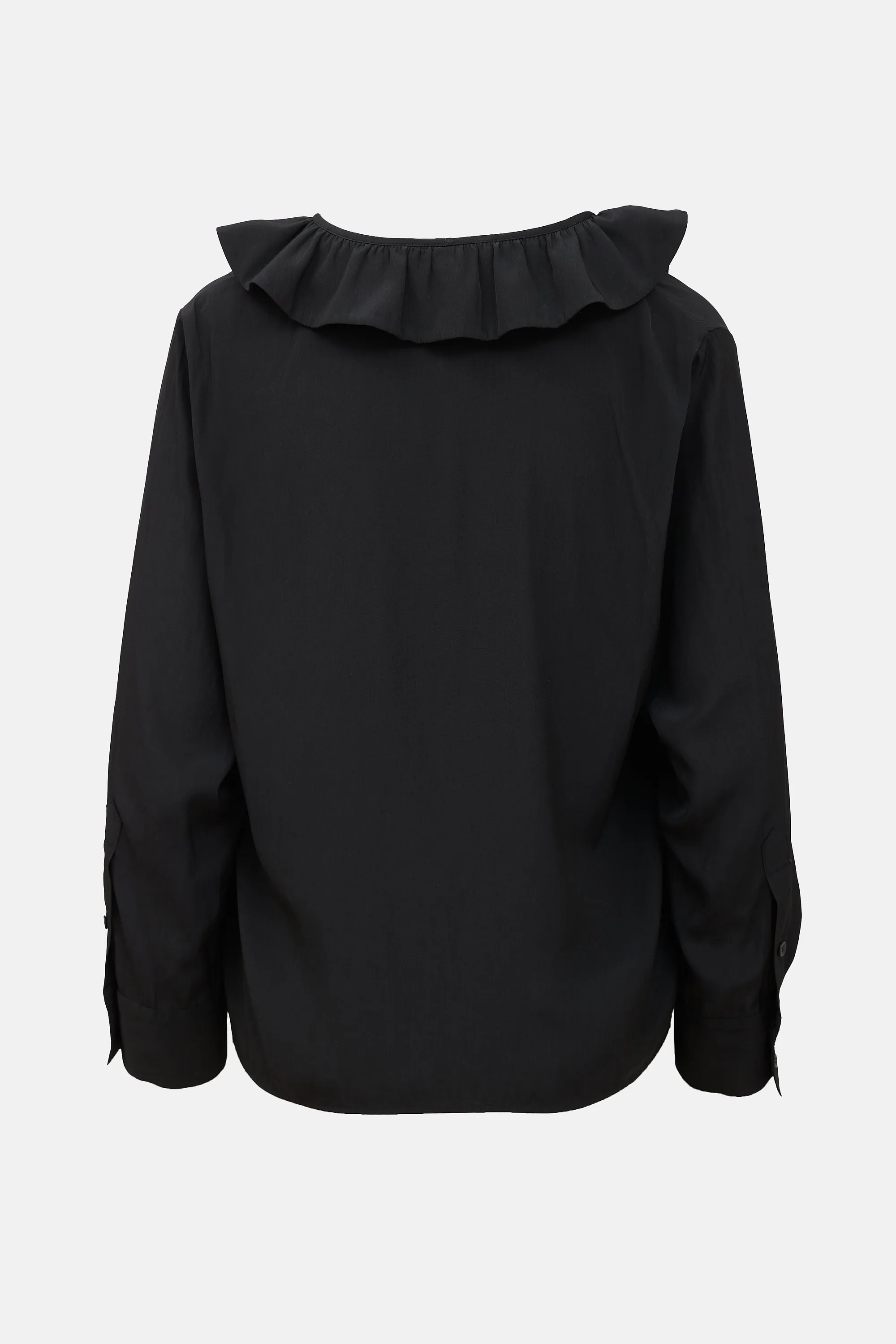 Deep V Ruffle Blouse sold by VSP Consignment product image thumbnail 2